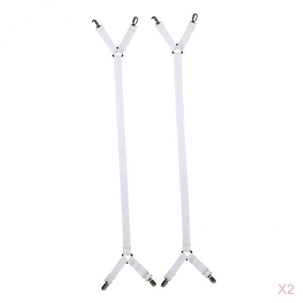 4 piezas almohadilla de colchón Macarena ajustable funda nórdica sábana soporte de esquina Correas elásticas