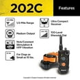 thumbnail image 7 of Dogtra 200C – Waterproof ½-Mile One-Handed Operation Remote Training Dog E-Collar Includes eOutletdeals Pet Travel Bowl, 7 of 7