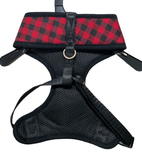 Holiday Tails Mad About Plaid Dog Harness - Small