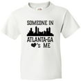 thumbnail image 3 of Inktastic Atlanta Georgia Someone Loves Me Skyline Youth T-Shirt, 3 of 5