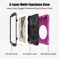 thumbnail image 6 of KIQ iPad 8th 7th Generation Case 10.2 inch 2019/2020, Shockproof Rugged Military Grade Case for Apple iPad 10.2 7th/8th Gen [Hot Pink], 6 of 12