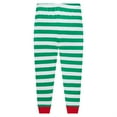 thumbnail image 3 of Little Boys Girls Christmas Elf Pajamas Sets for Toddler 100% Cotton kids 2 Piece Long Sleeve Sleepwear 3T/6708, 3 of 7