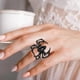 thumbnail image 3 of Anillos De Araña Abiertos Vintage, Anillos Punk Para Mujeres, Niñas, Hombres, Aleación Ajustable, Anillo Fresco Retro, Anillos Góticos, Joyería Sweethay AP006530-01, 3 of 6