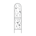 thumbnail image 4 of 2 Pack Metal Garden Trellis 86.7" x 19.7" Rustproof Trellis for Climbing Plants Outdoor Flower Support Dragonfly Deco Black, 4 of 5
