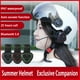 thumbnail image 2 of LX1 Casco de Verano para Motocicleta Auricular Especial Bluetooth Auricular PortáTil CancelacióN de Ruido Inteligente Auricular para Llevar Verde, 2 of 5