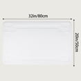 thumbnail image 6 of Unique Bargains Geometric Pattern Bath Mat Non-Slip Back Washable Bath Rug White 20" x 32", 6 of 6