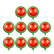 OUNONA 10 Pcs Fiesta Foil Fruit Balloons Glossy Balloons 10pcs