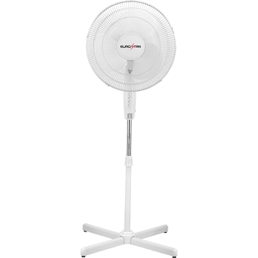 16'' Dual Blade Pedestal Fan Adjustable Oscillating Stand Fan Home