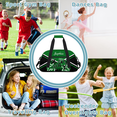 thumbnail image 7 of Jiaoprinted Personalized Cheer Bag with Name, Custom Name Cheerleader Duffle Bag, Customized Dance Bag Sport Gym Bag Duffle Bag for Women, Green Glitter, 7 of 7