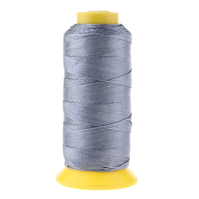simhoa 200 Meters Bonded Nylon Sewing Thread for Upholstery Leather Dark Grey
