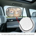 thumbnail image 4 of Yuyamidu Cat Windows Shades for Car Baby Car Window Sun Shades 20 x 12 Inch Auto Rear Sunshade for Side Window for Most Vehicles Replacement Cling Car Sun Shade for Windows, 4 of 7