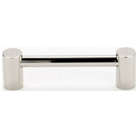 Contemporary I 3 1/2" Center Bar Pull, Polished Nickel