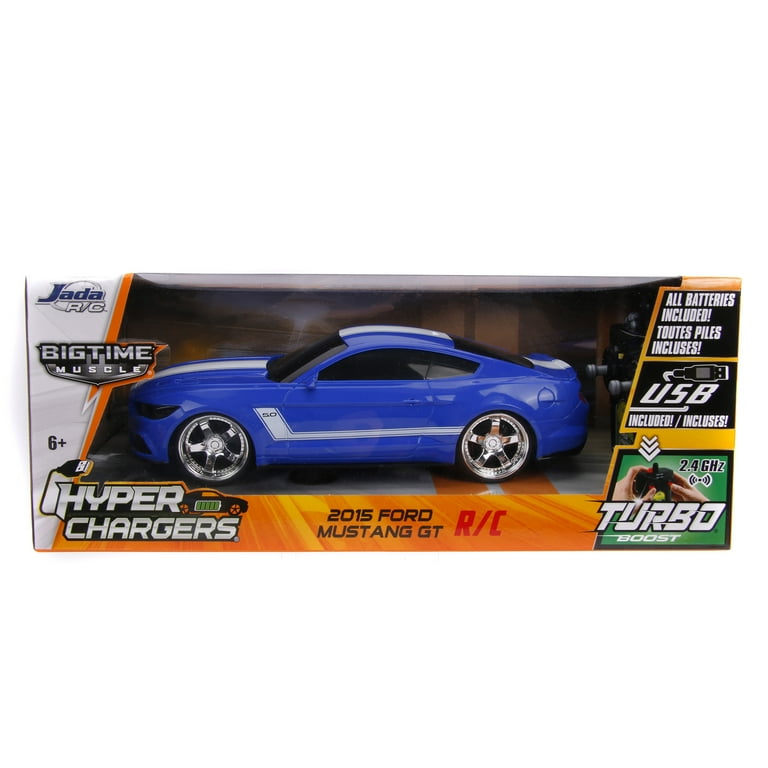 人気デザイナー Jada Toys - Big Time Muscle 1:16 Hyperchargers Mustang R/C ミニカー