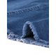 thumbnail image 5 of Falde mezclilde talgrande pamujer Faldas de mezclildesgastadas bordadas informales Azul medio XL, 5 of 6