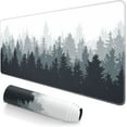 thumbnail image 1 of Extended Large Mouse Pad, XXL Gaming Mousepad 31.5 x 15.7 Inch, Big Computer Keyboard Desk Pad, Waterproof Mouse Mat with Stitched Edges and Non-Slip Base for Office Gaming, Ink Forest, 1 of 5