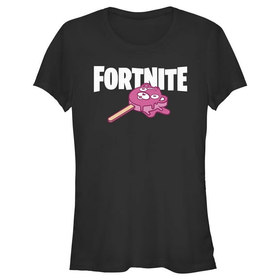 Junior's Fortnite Cuddle Team Leader Popsicle Graphic Tee Black 2X Large
