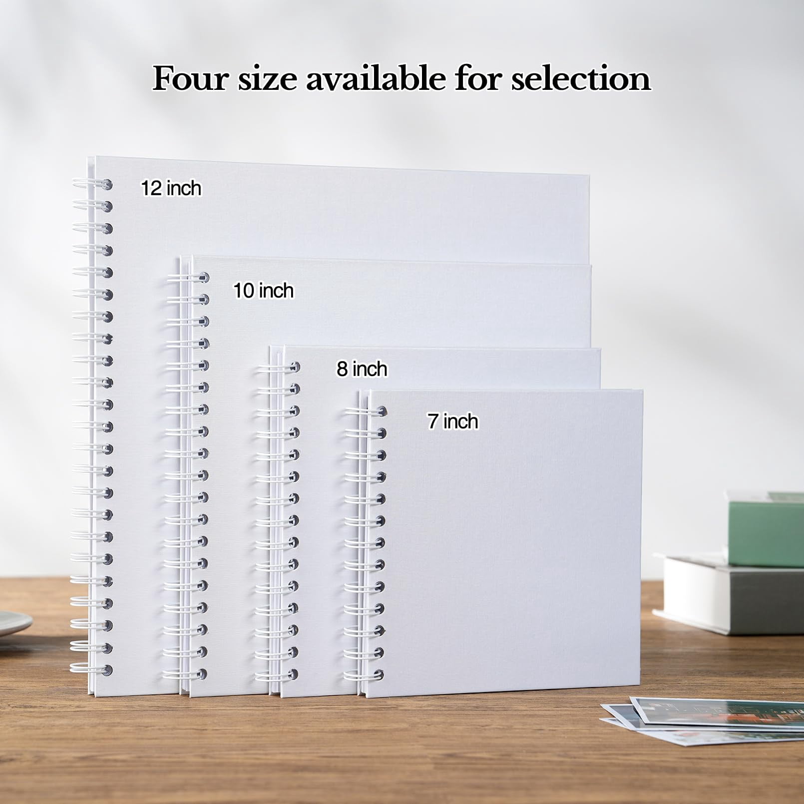 Lanola DIY Scrapbook Album Hardcover Kraft Paper Scrap Book Photo Albums Memory Book for Wedding and Anniversary Family