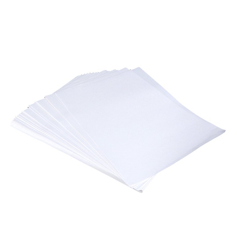 Printable Heat Transfer Paper Sublimation Transfer Paper for Dark Fabrics  or T-Shirts, A4 Size Pack of 100,White