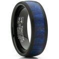 thumbnail image 1 of Men's Genuine Rose Wood Tungsten Ring Band Wedding Engagement Inlay 8MM, 1 of 7