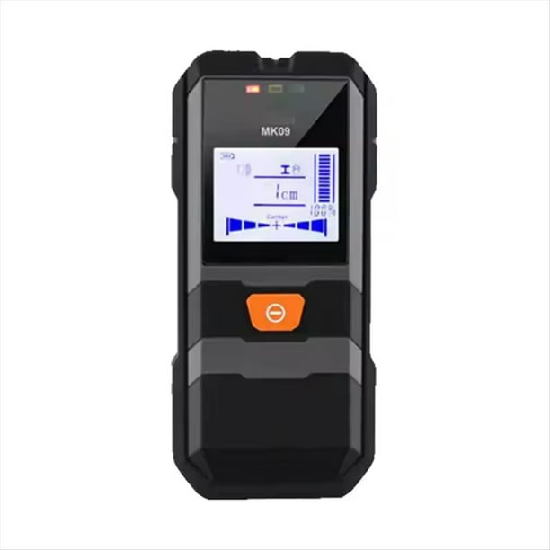 Detector de Metales y Cables Multifunción de Pared con Pantalla LCD, Detector de Cables con Corriente, Tuberías de Agua de PVC y Detector de Metales.
