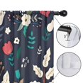 thumbnail image 4 of Blackout Kids Curtains,Pioneer Flower Floral Print Pattern Childrens Insulated Curtains Set Of 2,Bedroom Essentials,Toddler Room Decor 42"x84", 4 of 5