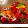 thumbnail image 2 of NY SPICE SHOP Sugar Free Gummy Worms Candy - 1 Pound - Colorful Sugar Free Gummy Worms, 2 of 7