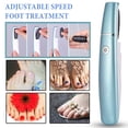 thumbnail image 3 of Electric Callus Remover 2-Speed Foot File for Dead Skin Hard & Cracked Heels Portable Pedicure Tool with 360 Degrees Roller Heads, 3 of 8