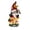 Red, variant on Solar Powered Garden Gnome(Red) Statue with Violin – Whimsical Mushroom & Frog Outdoor Lawn Decor (9.84" Tall)