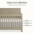 thumbnail image 4 of Evolur Oakley Convertible Crib, Sienna, 4 of 7