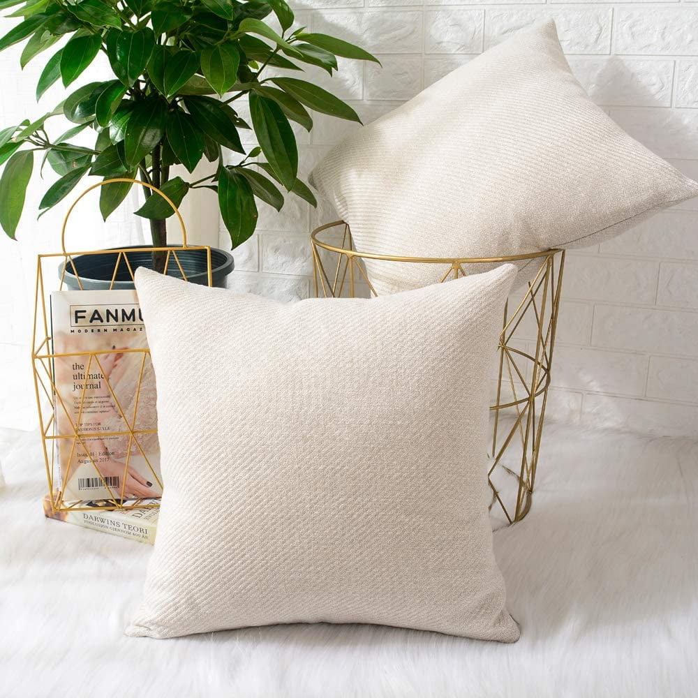 Solid Suede Nap Cushion Cover Home Decor Soft Bed Sofa Throw Pillow Case 50x50CM 