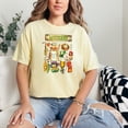 thumbnail image 2 of Colorful Louisiana Culture Symbols Collection, Butter Comfort Colors T-Shirt, 3XL, 2 of 3