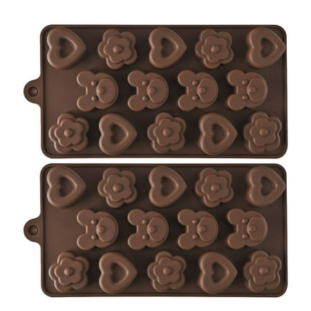 

2 pieces of silicone for chocolate mold easy to release chocolate mold non-stick mold BPA-free.