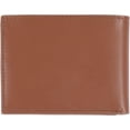 thumbnail image 4 of Steve Madden Mens Glove Leather RFID Blocking Passcase Wallet Cognac, 4 of 6