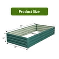 thumbnail image 7 of Homall 6x3x1 FT Galvanized Raised Garden Bed Planter Raised Beds Outdoor Garden Boxes Large Metal Planter Box Steel Kit for Vegetables Flowers Herb, 7 of 7