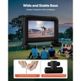 thumbnail image 6 of KFFKFF 15FT Inflatable Movie Screen with Storage Bag, 16:9 Projection Screen for Outdoor Events, Backyard Gatherings, and Home Theater, 6 of 9