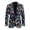 Candy Cane Light, variant on Poinsettia Christmas Tree Pattern Mens Blazer, Soft Mens Suit Slim Fit Polyester Sport Coat for Business