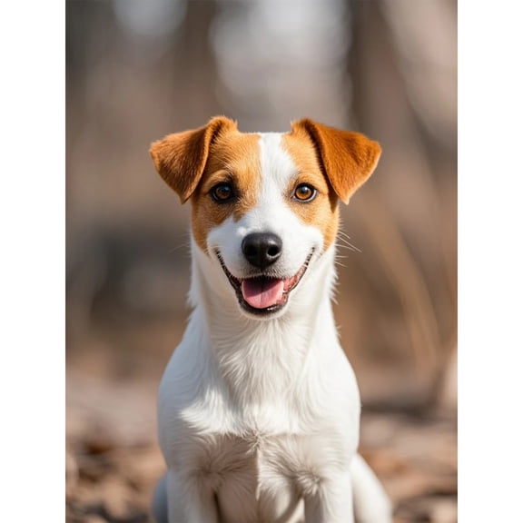 Diamond Painting Jack Russell Terrier 5D Diamond Art DIY Kits Full Round Drill Beads by Number Mosaic Embroidery Arts and Crafts for Living Room Bedroom Home Wall Decor 12x16 inch / 30x40cm