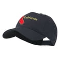 thumbnail image 2 of California Image with Wording Embroidered Cap - Navy OSFM, 2 of 5