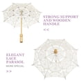 thumbnail image 2 of Mobestech Versatile Beige Embroidery Parasol for Bridal Costume and Wedding Photography, 2 of 5