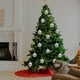 thumbnail image 4 of Bolas de plástico para adornos navideños | Decoraciones colgantes a rayas para el árbol | Bolas transparentes de 8 cm para decoración festiva navideña, 4 of 6