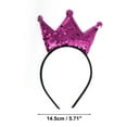 thumbnail image 2 of Accesorios Únicos 1 Pc Diadema de Lentejuelas de Moda para Mujeres y Niñas Rojo Rosa, 2 of 4