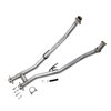 BBK PERFORMANCE 1507 86-93 MUSTANG 5.0L 2.5IN OFF-ROAD H-PIPE NOT EPA STREET LEGAL. USE W/BBK SHORTIE