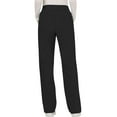 thumbnail image 4 of Cherokee Women's Mid Rise Straight Leg Pull-on Pant, Black, Large, 4 of 7