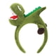 thumbnail image 1 of Diadema de dinosaurio jinwen aro de pelo verde, 1 of 8