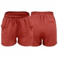thumbnail image 4 of Shorts for Girls Comfortable Red Shorts Elastic Waist Girls Pajamas 8-9 Years, 4 of 4