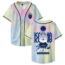 Stray Kids SKZ Karma Bang Chan Merch Baseball Jersey Short Sleeve Button-up Shirts Women Men Streetwear Tops