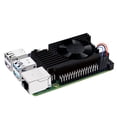 thumbnail image 1 of Disipador térmico con ventilador controlable PWM GeeekPi para Raspberry Pi 4, 1 of 9