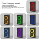 thumbnail image 3 of Número De Casa Iluminado Por LED, Pantalla De ABS Con Energía Solar Que Cambia De Color IP55 Iluminación Automática A Prueba De Lluvia Luz De Número De Casa LED Para Puerta, 3 of 7