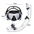 thumbnail image 5 of Bobasndm Nearsighted Snorkeling Gear for Adults Youth, Professional Full Dry Top Silicone Snorkel Set, Anti-Fog Scuba Diving Mask with Adjustable Strap, 5 of 9