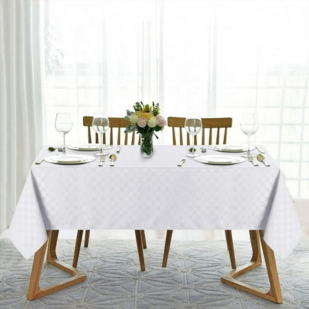 

Round Tablecloth Burgundy for Dining Kitchen Outdoor Tabletop
